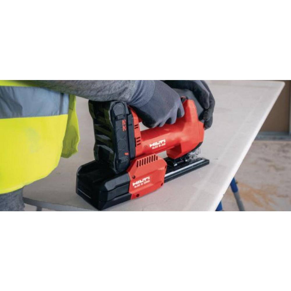 Hilti 22-Volt SJD 6 AVR NURON Lithium-Ion Cordless Brushless Orbital Jig Saw (Tool-Only) 2251188