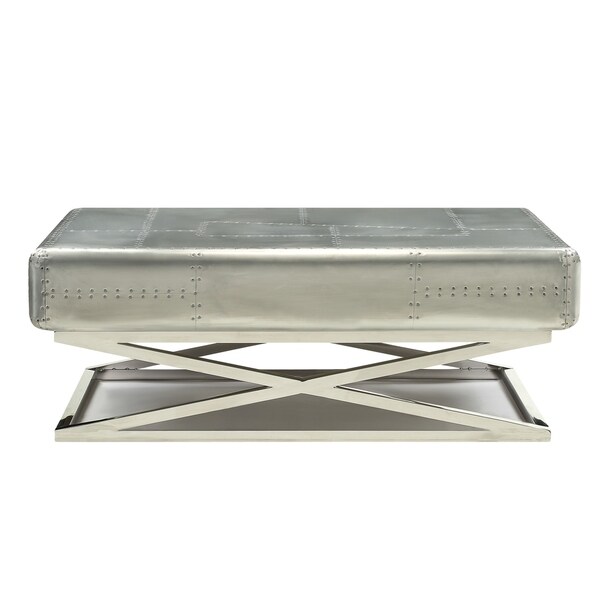 ACME Brancaster Coffee Table， Aluminum