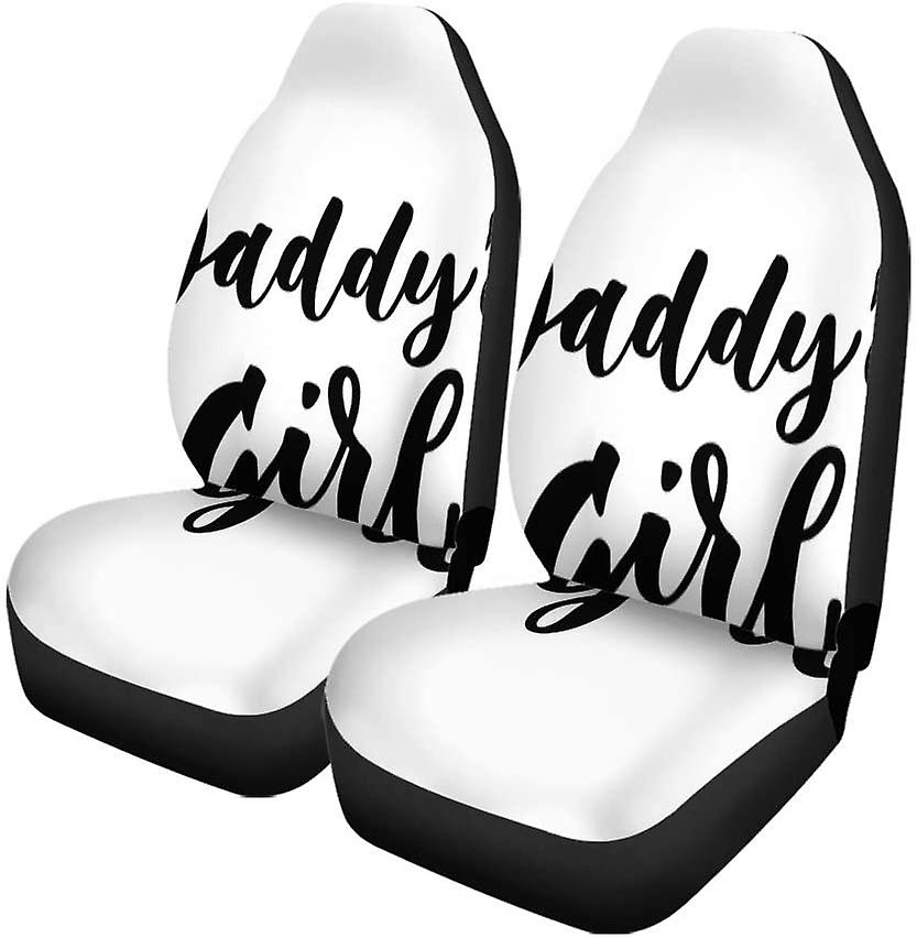 Set Of 2 Car Seat Covers Baby Daddy Girl To Babies Nursery Overlay Album Birth Universal Auto Front Seats Protector Fits