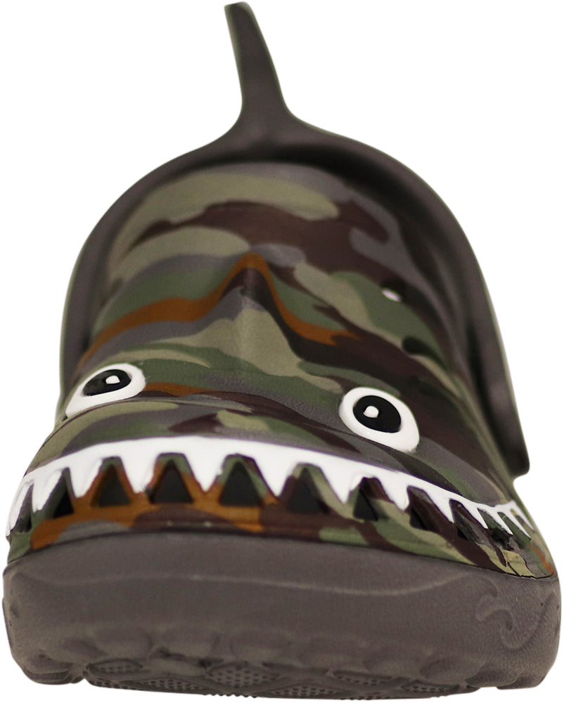 NORTY Toddler Boys Comfort Clogs Male Ankle Strap Sandals Grey Shark