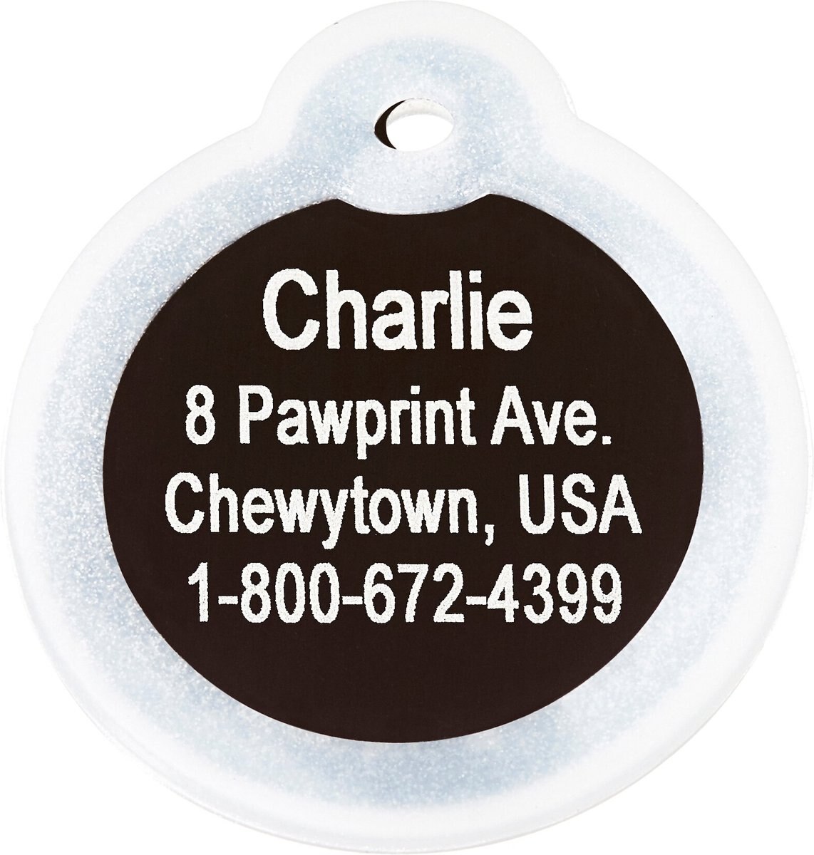 GoTags Anodized Aluminum Personalized Silencer Dog and Cat ID Tag