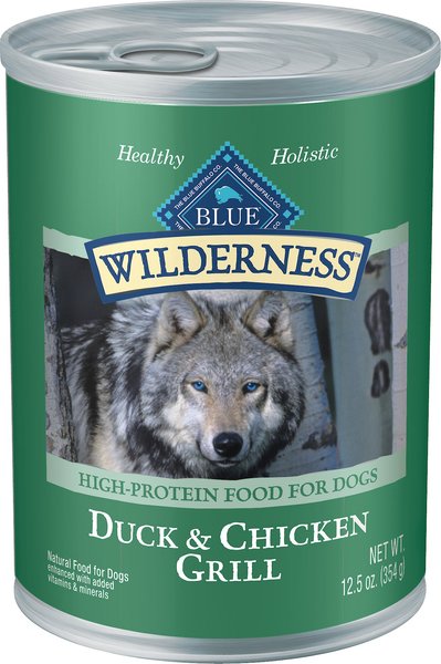 Blue Buffalo Wilderness Duck and Chicken Grill Grain-Free Canned Dog Food