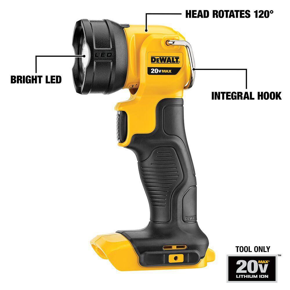 DW 20-Volt MAX Lithium-Ion Cordless 7-Tool Combo Kit with 2.0 Ah Battery 5.0 Ah Battery and Charger DCK700D1P1