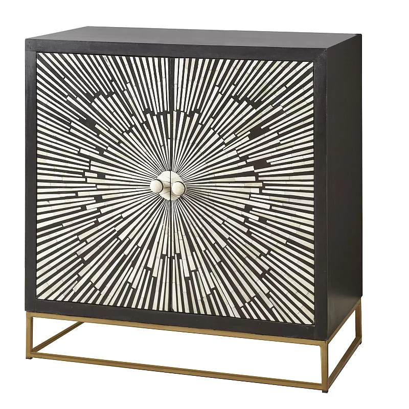 Steve Silver Co. Amika Two-Door Sunburst Accent Cabinet