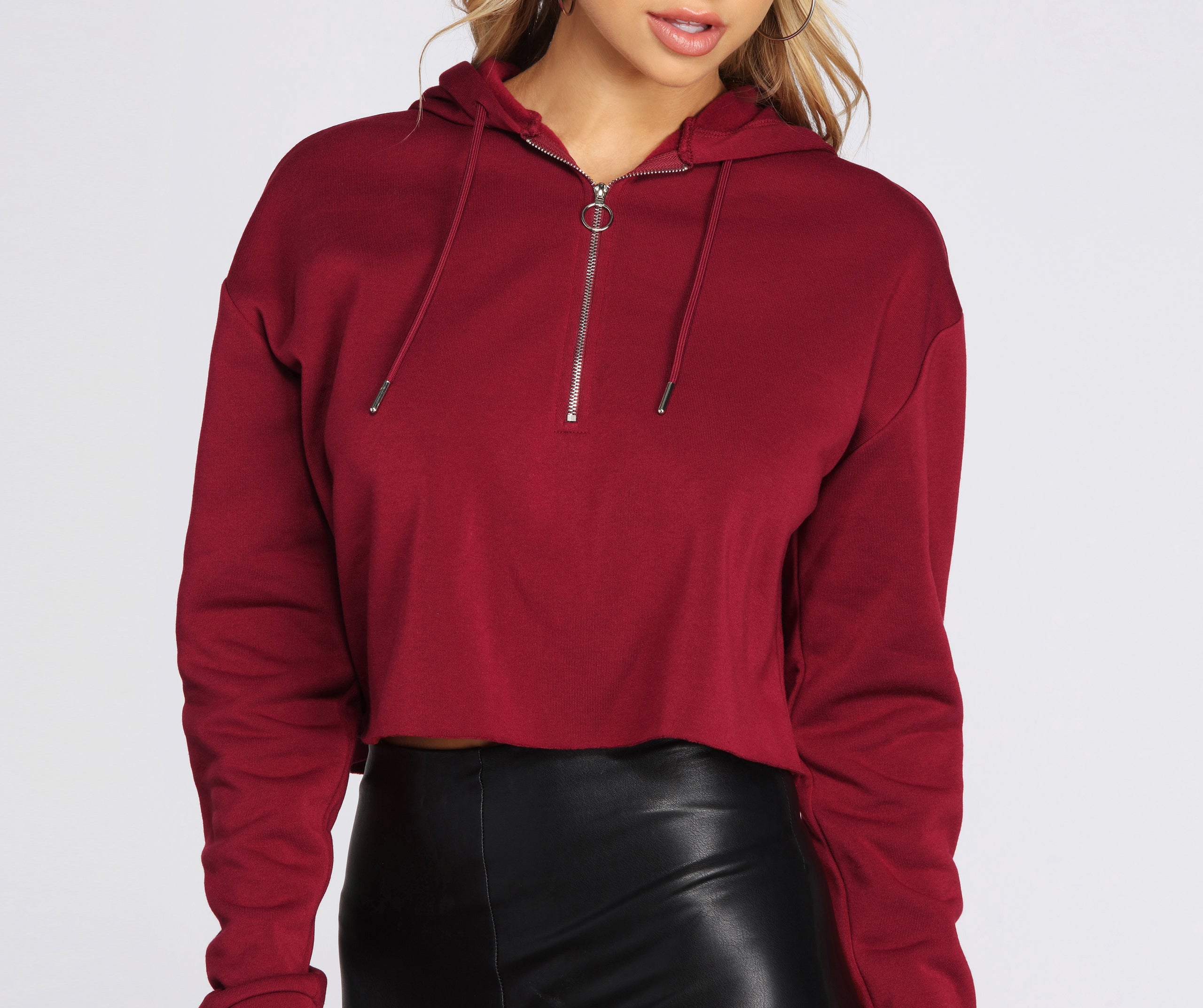 Sporty Gal Cropped Hoodie