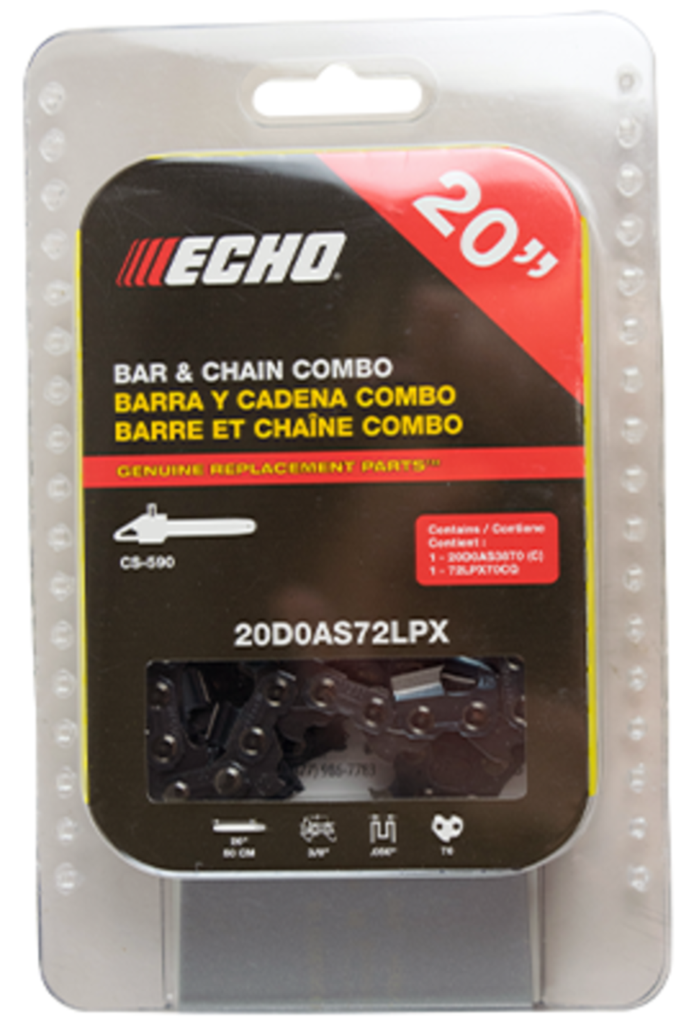 Echo Bar and Chain Combo Pack 20