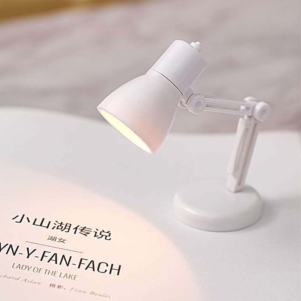 LED Desk table Lamp Light Furniture Dollhouse Miniature Toys Accessory 1/6 Scale