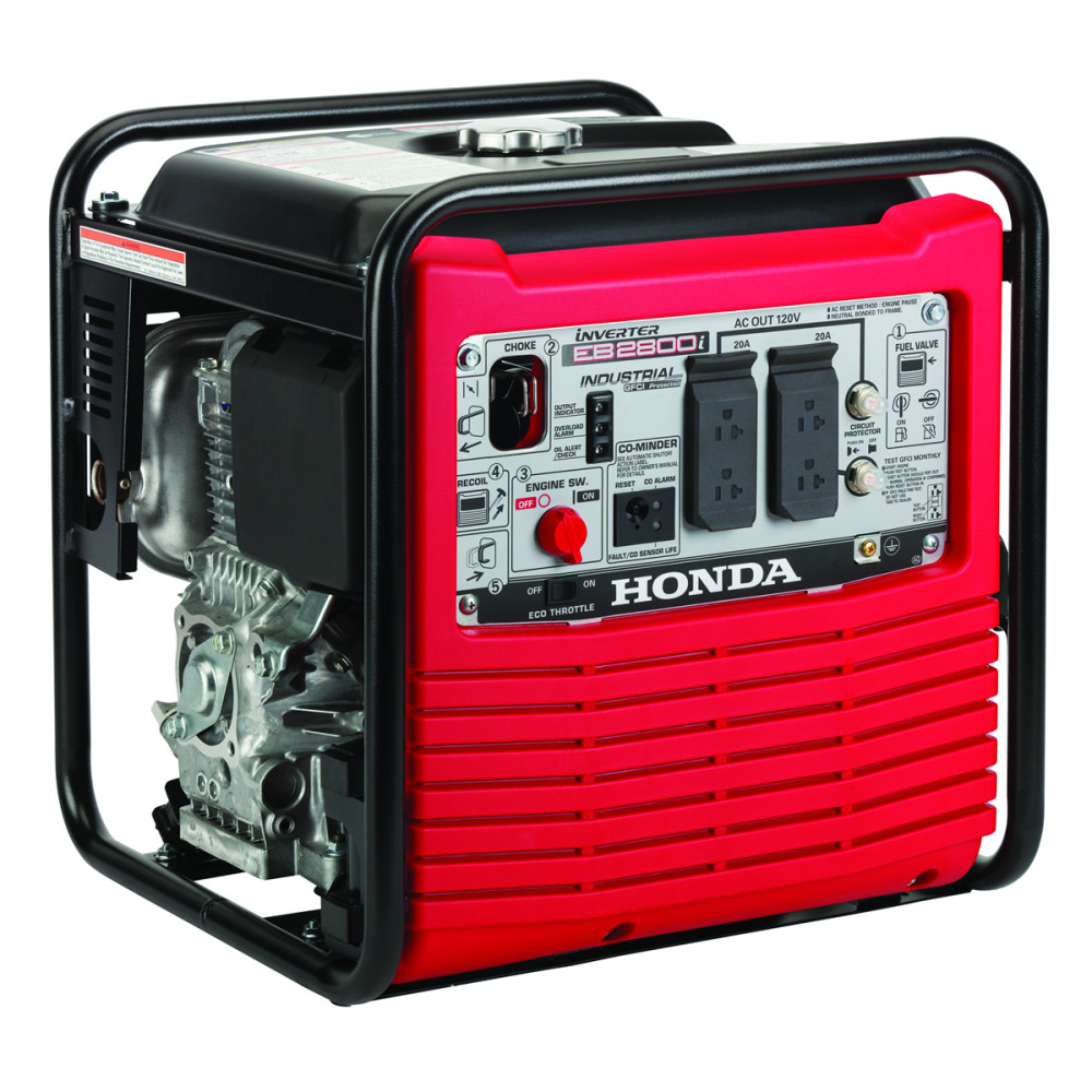 Honda Inverter Generator Gas 186cc 2800W with CO Minder ;