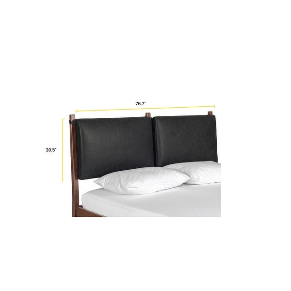 Poly and Bark Truro Bed Headboard Cushion Set - - 32668010