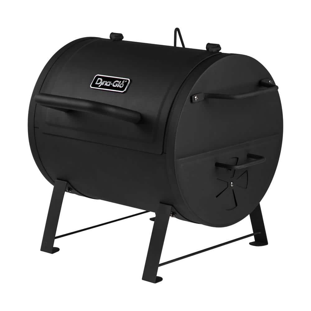 DynaGlo Portable Tabletop Charcoal Grill in Black