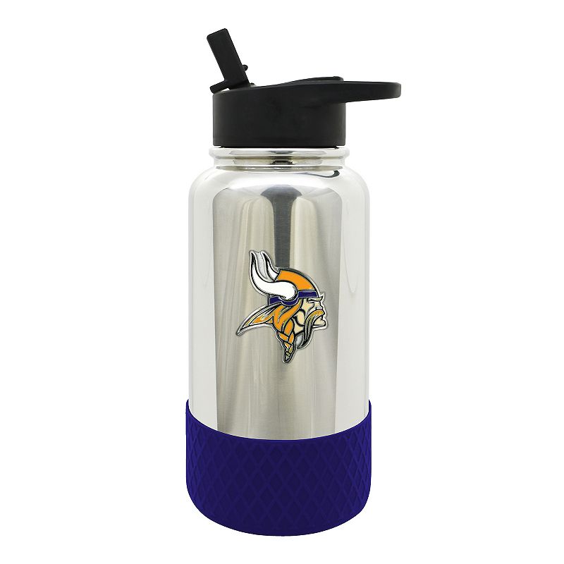 Minnesota Vikings NFL Chrome 32-oz. Hydration Water Bottle