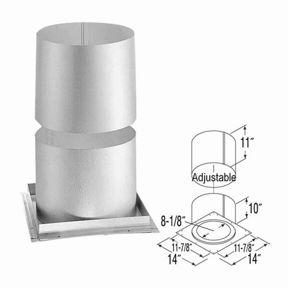 DuraVent SD 6DT FRS Firestop Radiation Shield