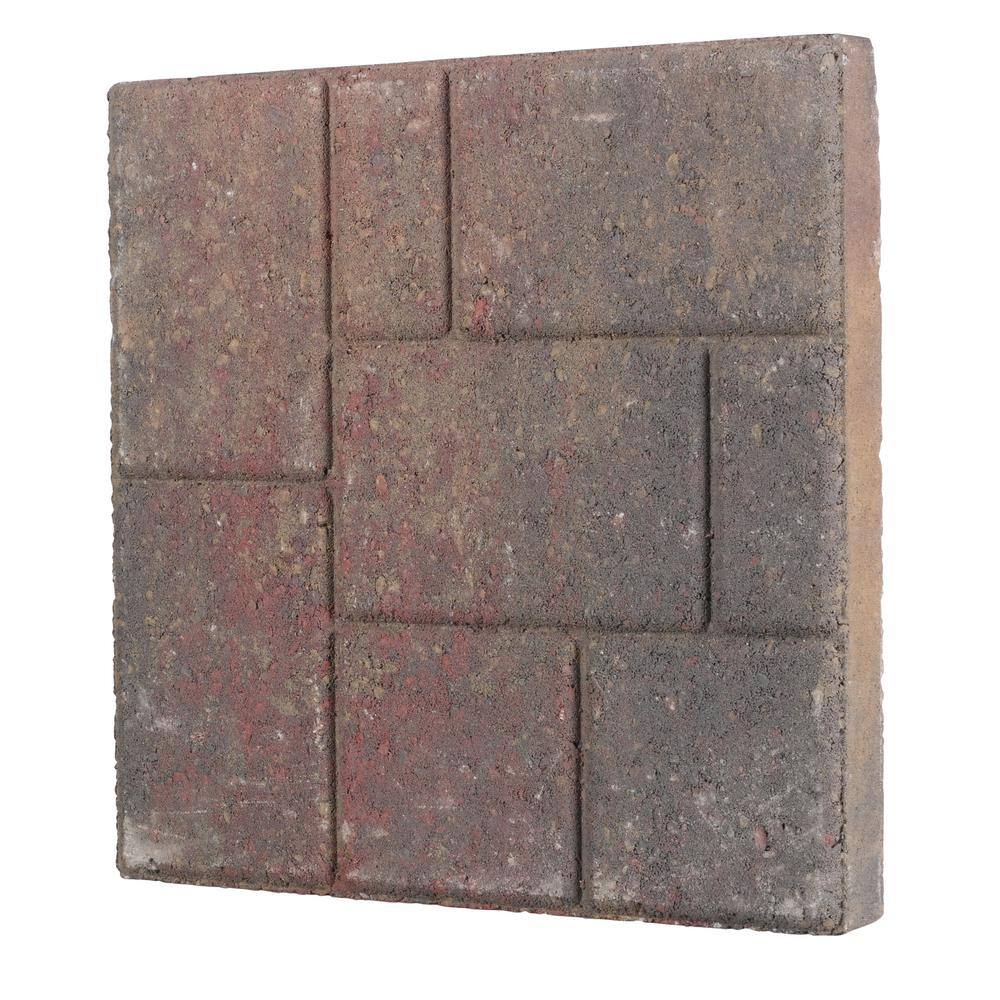 Pavestone Stratford 16 in. x 16 in. x 1.75 in. Old Town Blend Concrete Step Stone 72499