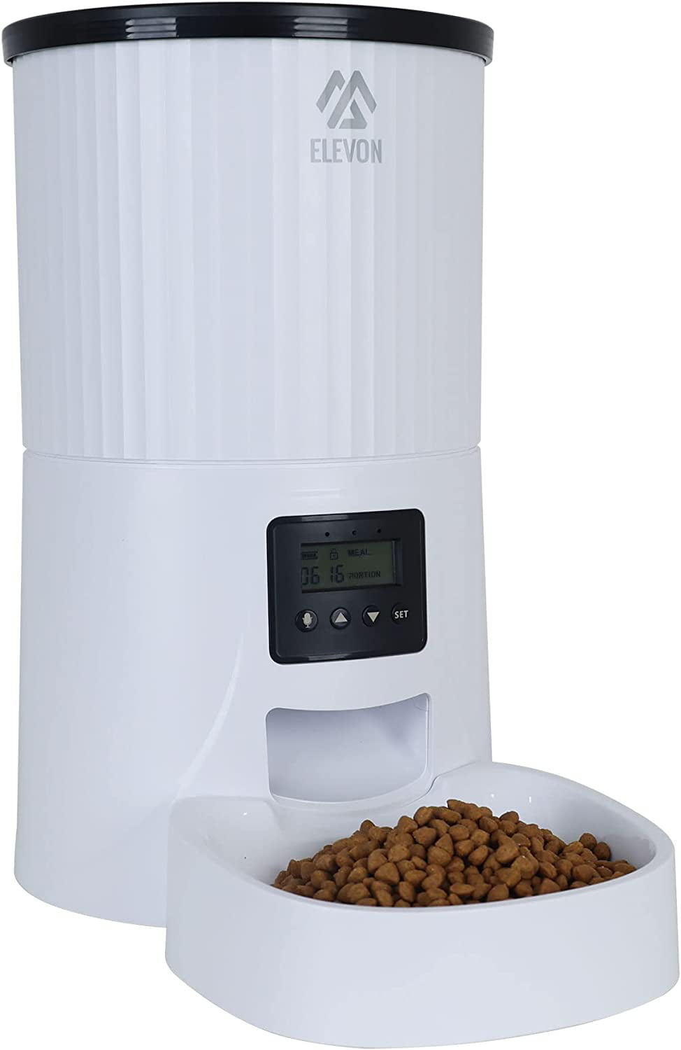 BalanceFrom 4L 1.05 Gallon Automatic Pet Feeder Food Dispenser， Auto Dog Food Dispenser， Voice Recorder and Programmable Timed Cat Feeder