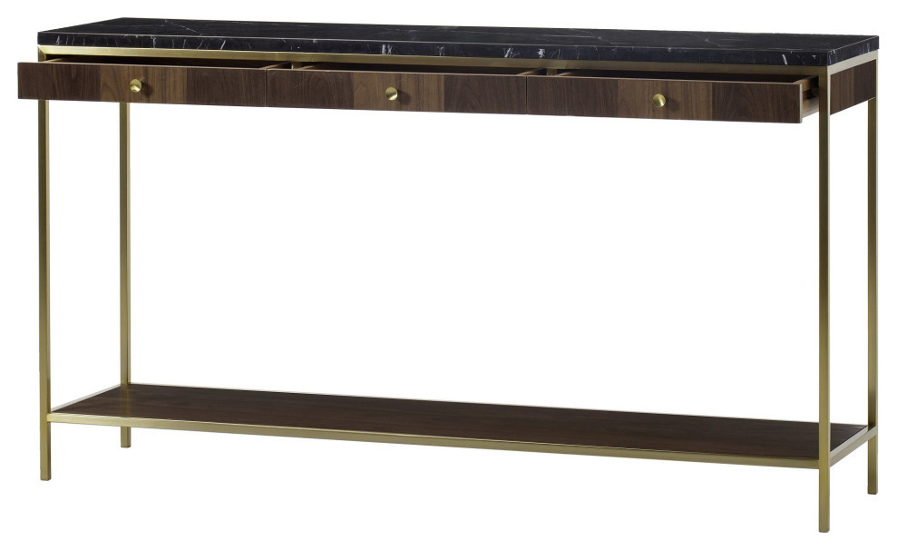 Eldrin Console Table Small   Modern   Media Storage   by Virgil Stanis Design  Houzz