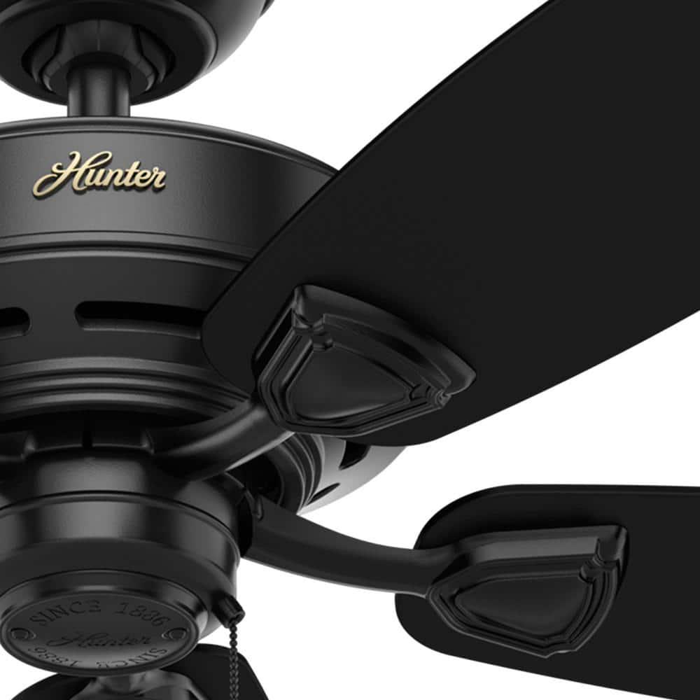 Hunter Sea Wind 48 in IndoorOutdoor Matte Black Ceiling Fan with Remote