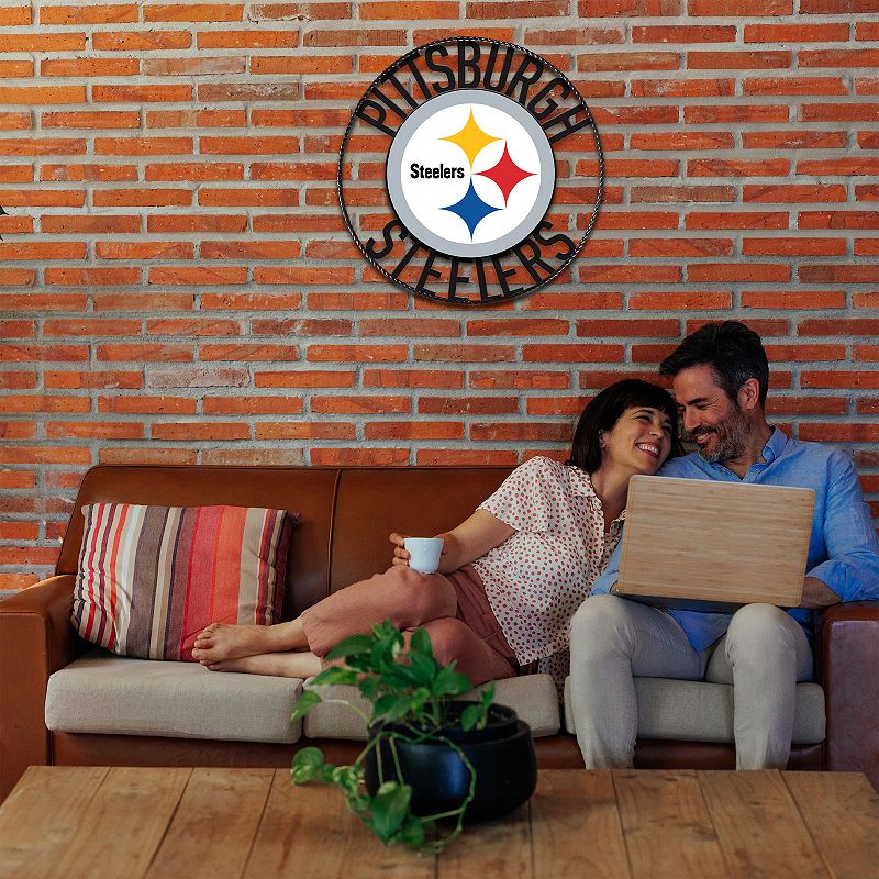 Pittsburgh Steelers Wrought Iron Wall Art