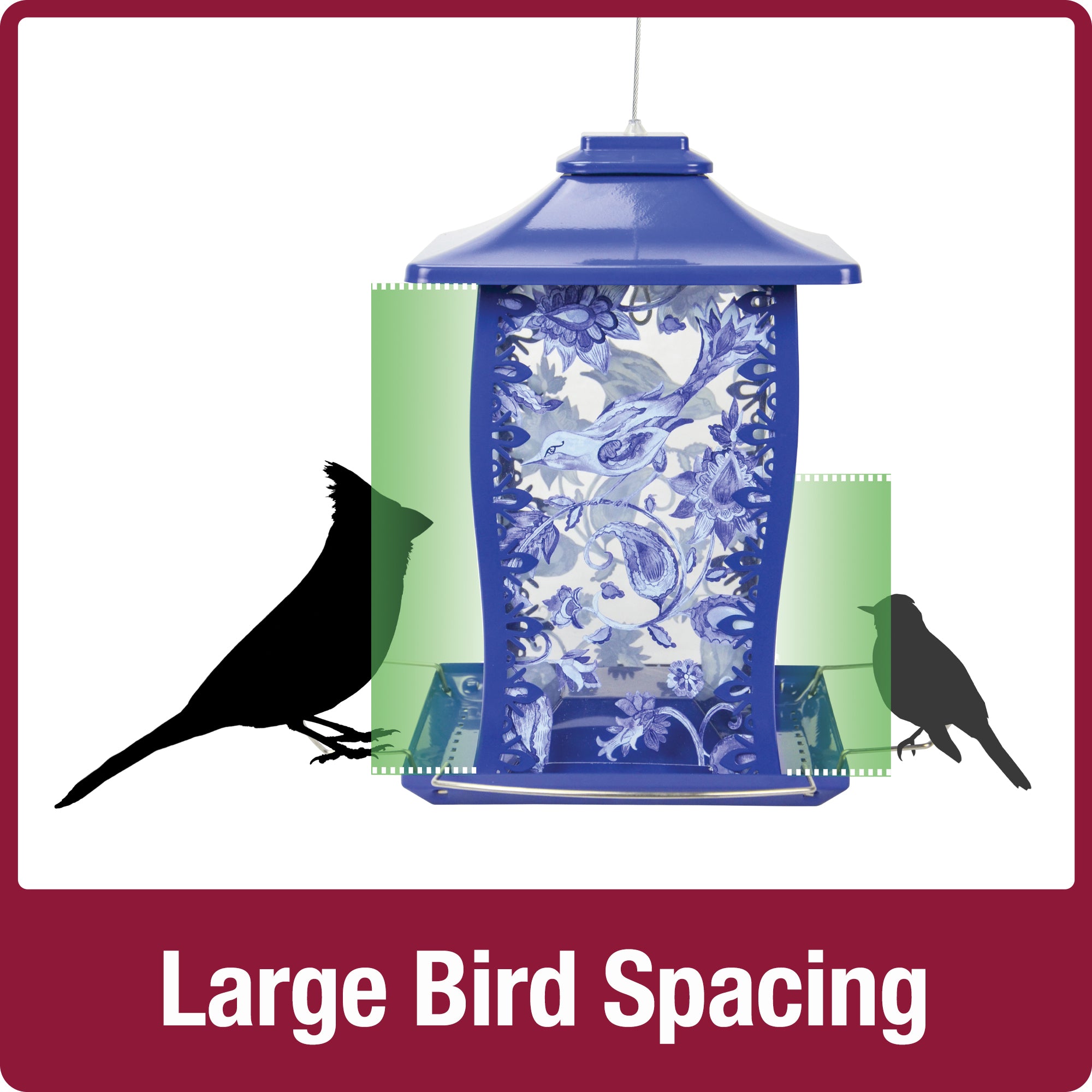 Paisley Sky Gazebo Bird Feeder