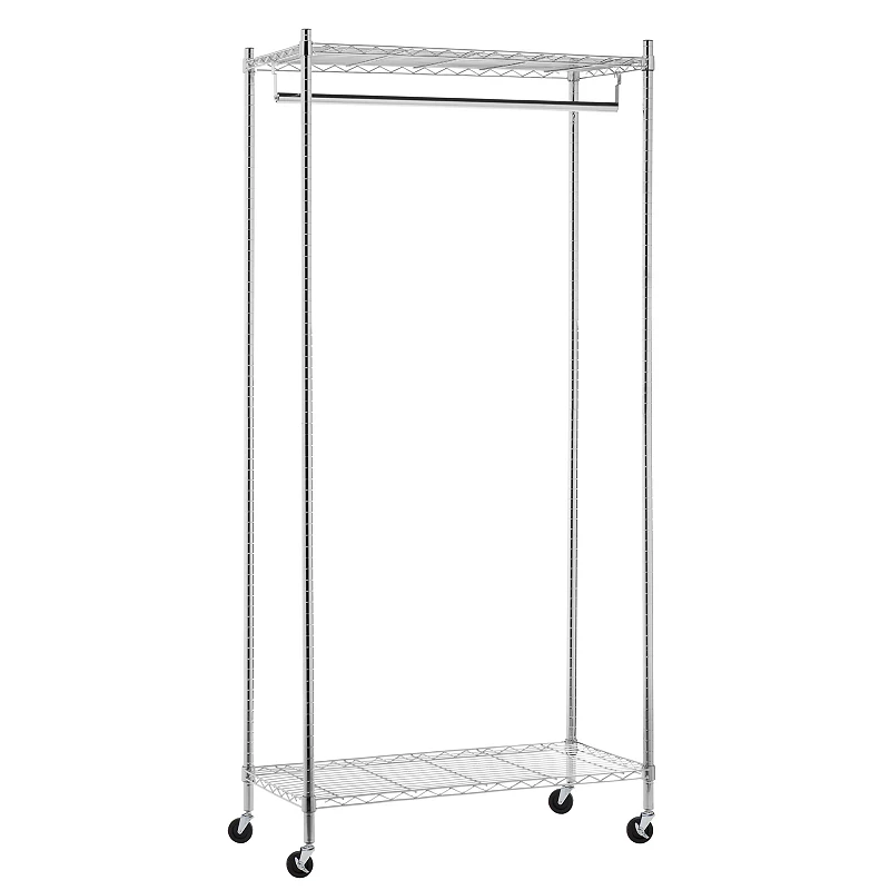 Heavy-Duty Rolling Garment Rack