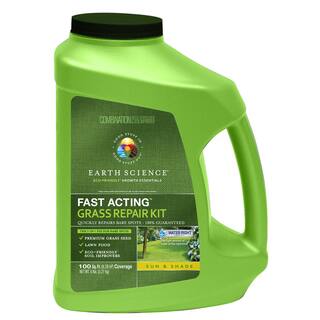 EARTH SCIENCE 5 lbs. Grass Seed Fast Acting Grass Repair Kit Sun and Shade 12314