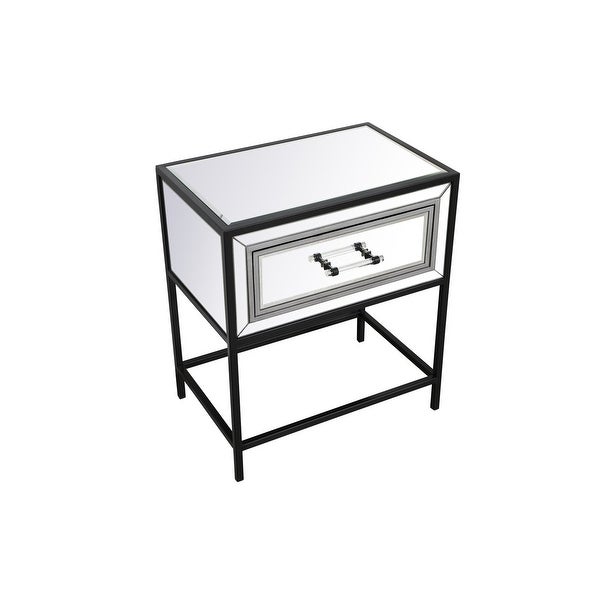 Modern Mirrored End Table