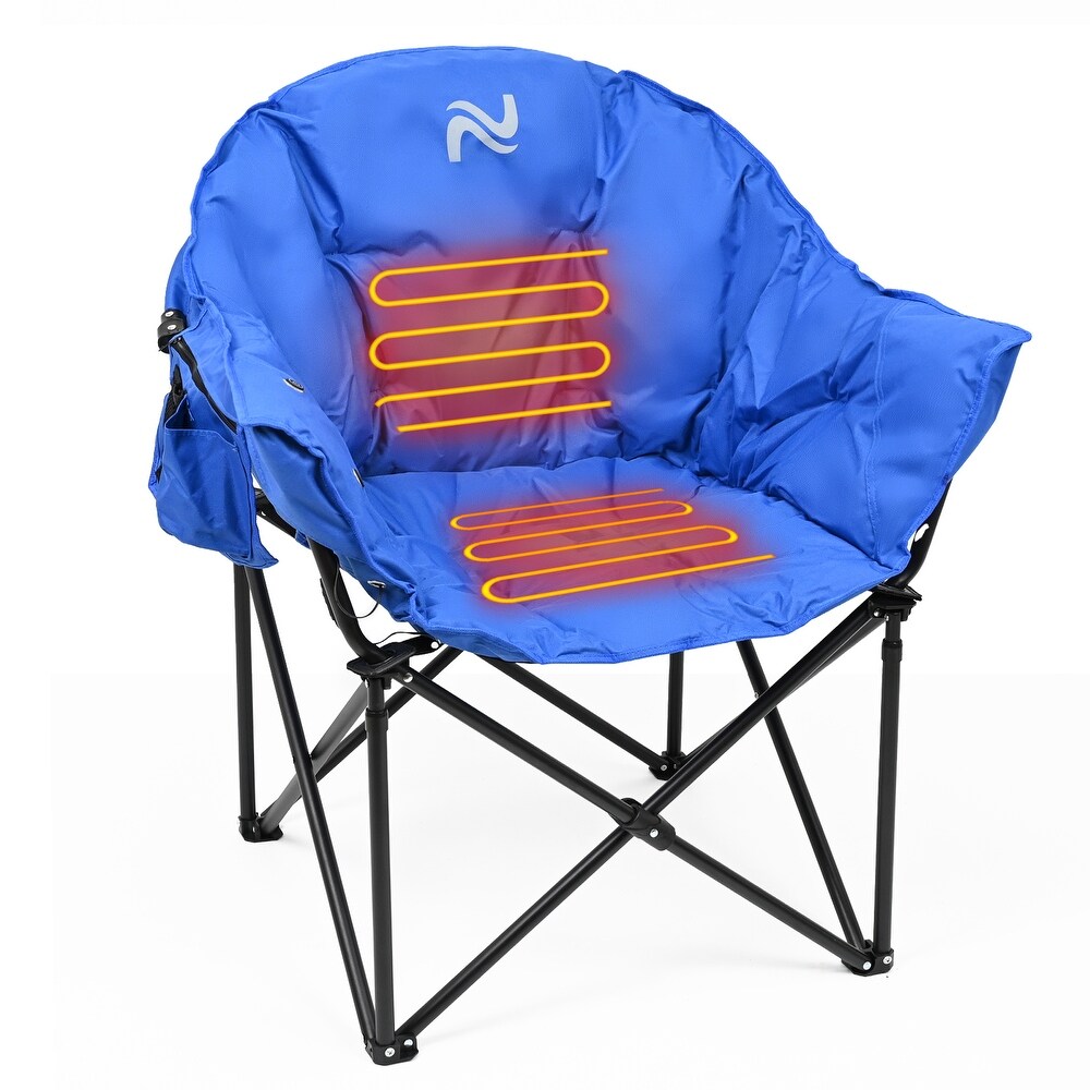 Heated Camping Chair with 3 Heat Levels  Portable Folding Heated Chair   39.40\