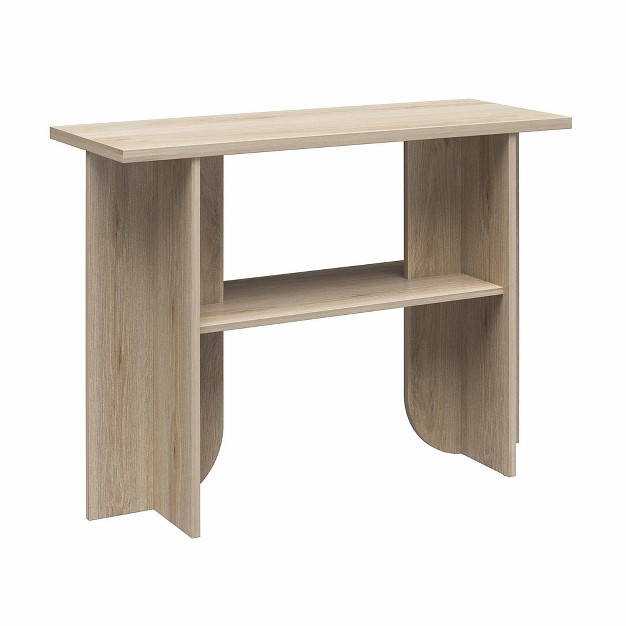 Voler Console Table Light Oak Novogratz