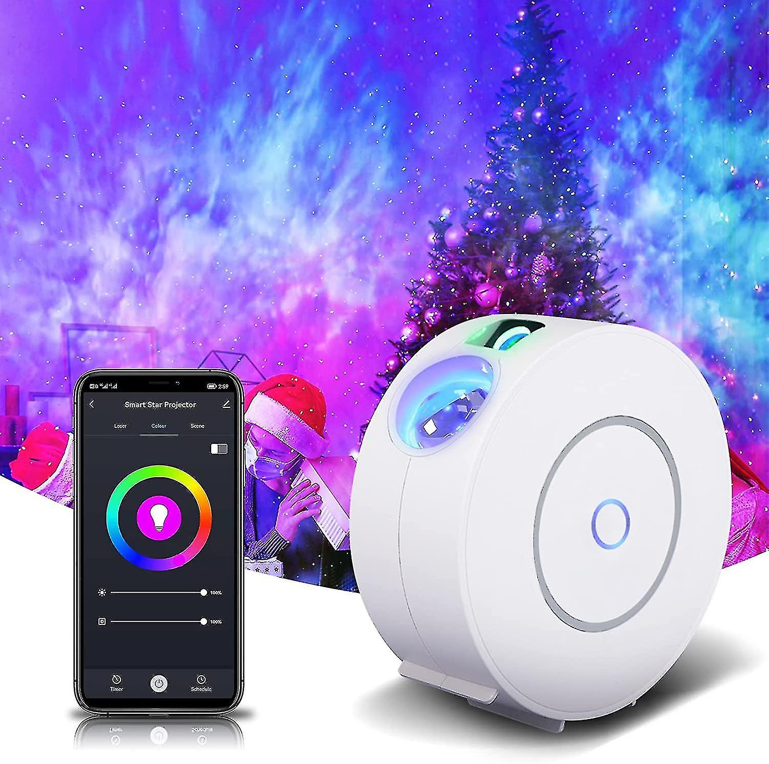 Smart Star Projector Galaxy Light， Home Planetarium Projector With App Control