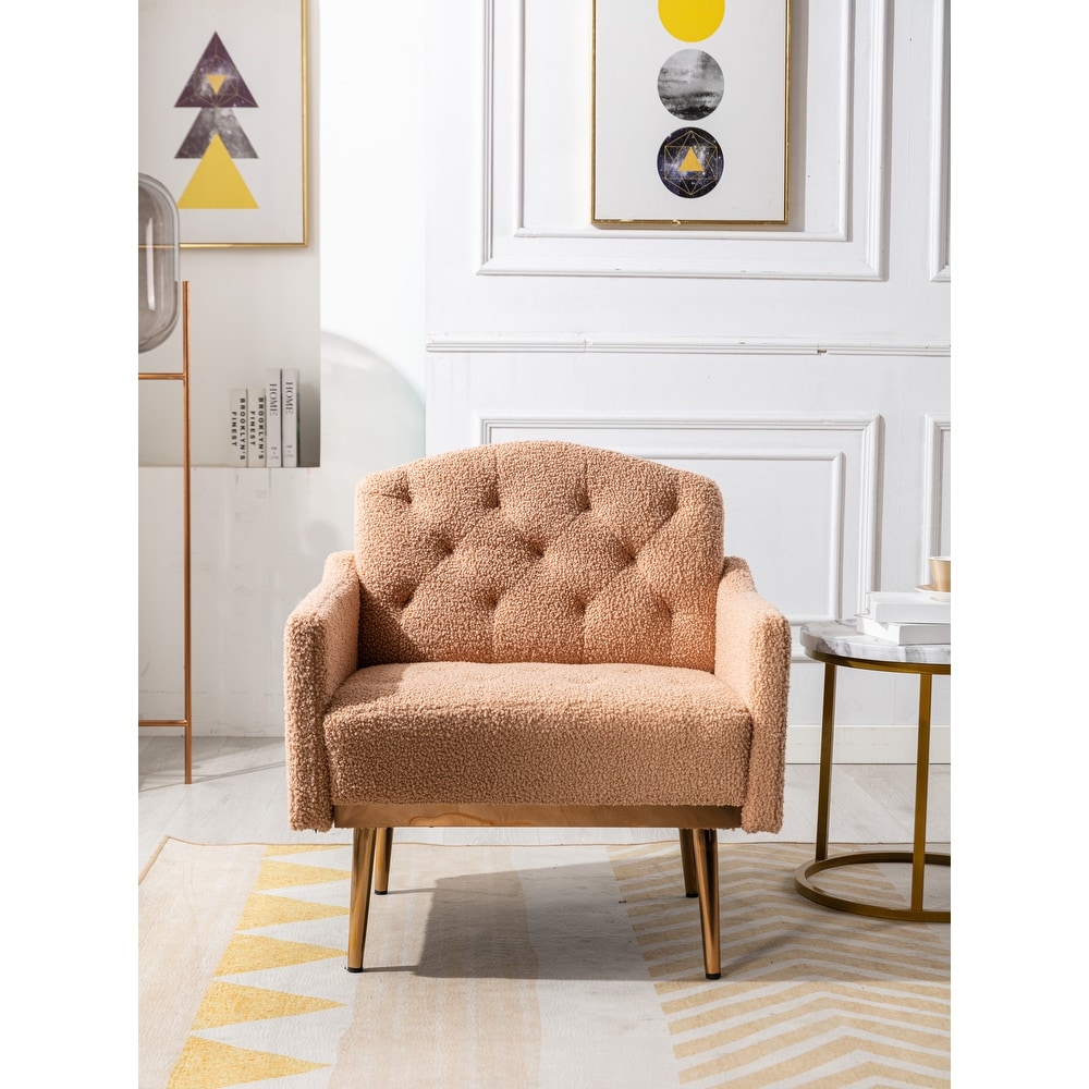 Comfy Reading Chair with Tapered Legs