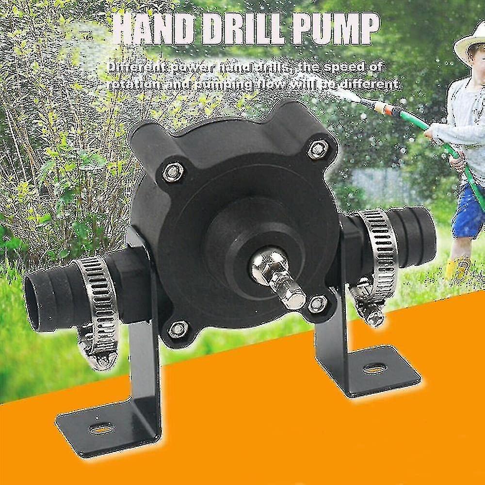 Electric Drill Pump， Home Garden Mini Hand Electric Drill Pump Portable Self-priming Pump Electric D