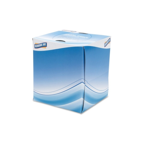 Genuine Joe Cube Box Facial Tissue  GJO26085