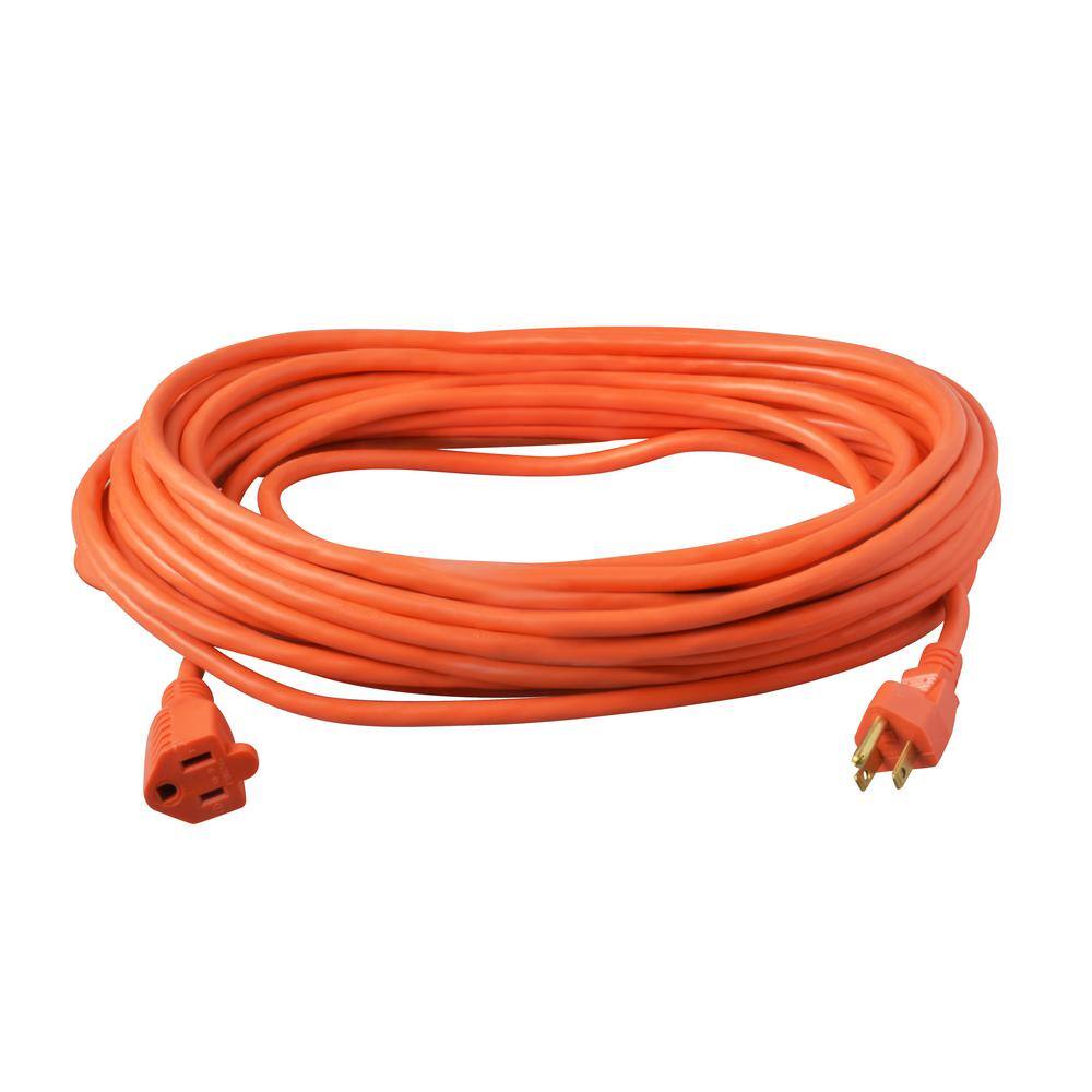 Southwire 10 ft. 163 Vinyl Outdoor SJTW Extension Cord Orange 2304SW8803