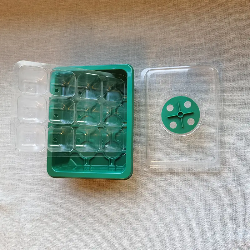 Gardening supplies 6 holes 12 holes with breathable hole seedling box seedling tray