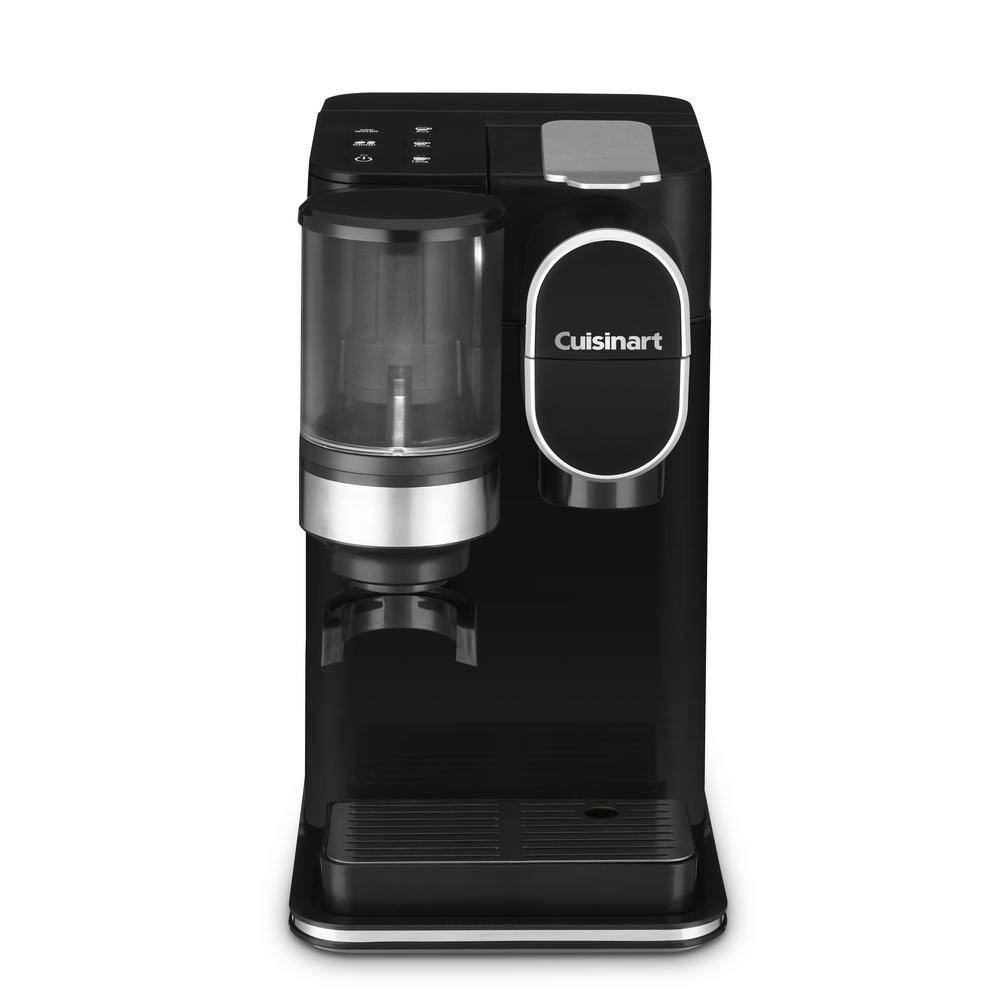 Cuisinart Grind and Brew Single Serve 1-Cup Black Coffee Maker with 48 oz. Water Reservoir and Conical Burr Mill DGB-2