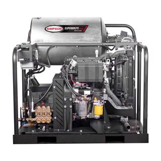 SIMPSON Super Brute Diesel 4000 PSI 6.0 GPM Hot Water Pressure Washer with KOHLER KDW1003 Engine 65122