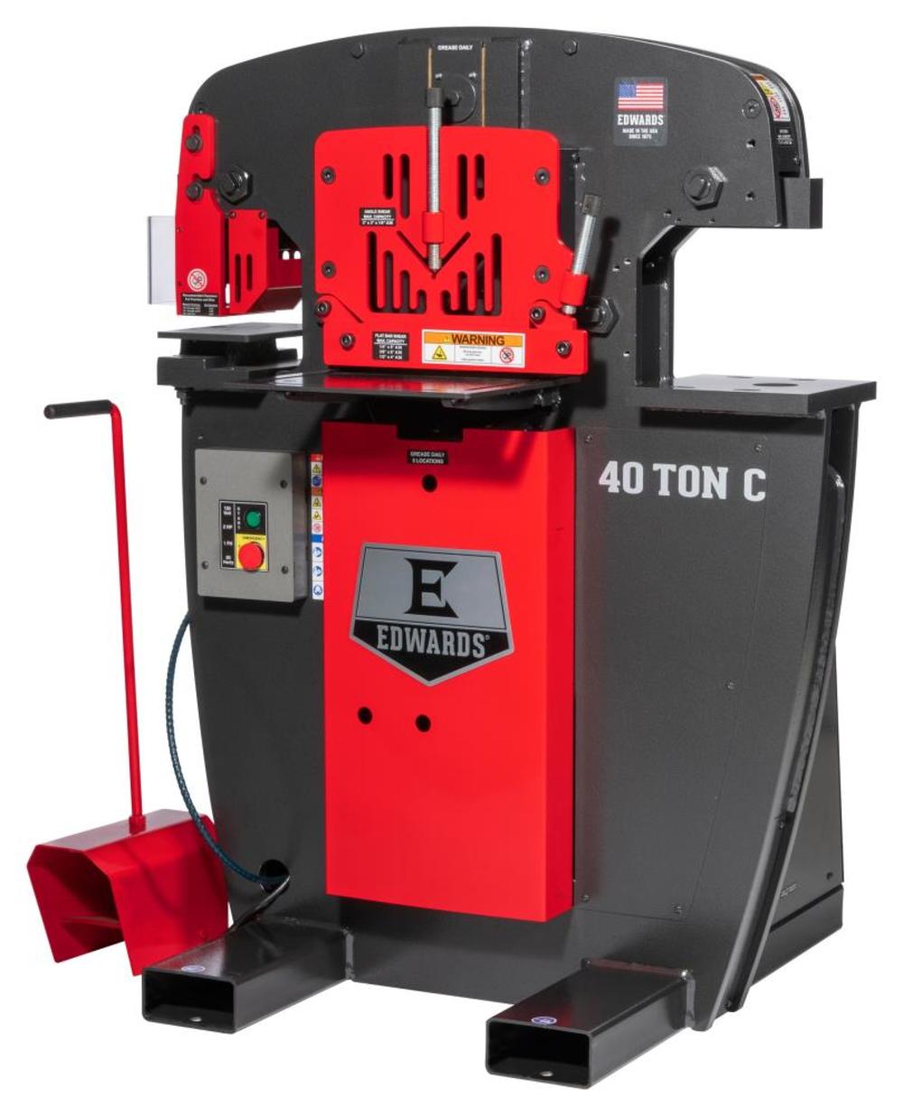 Edwards 40 Ton C Ironworker 1 Phase 115 Volt ;