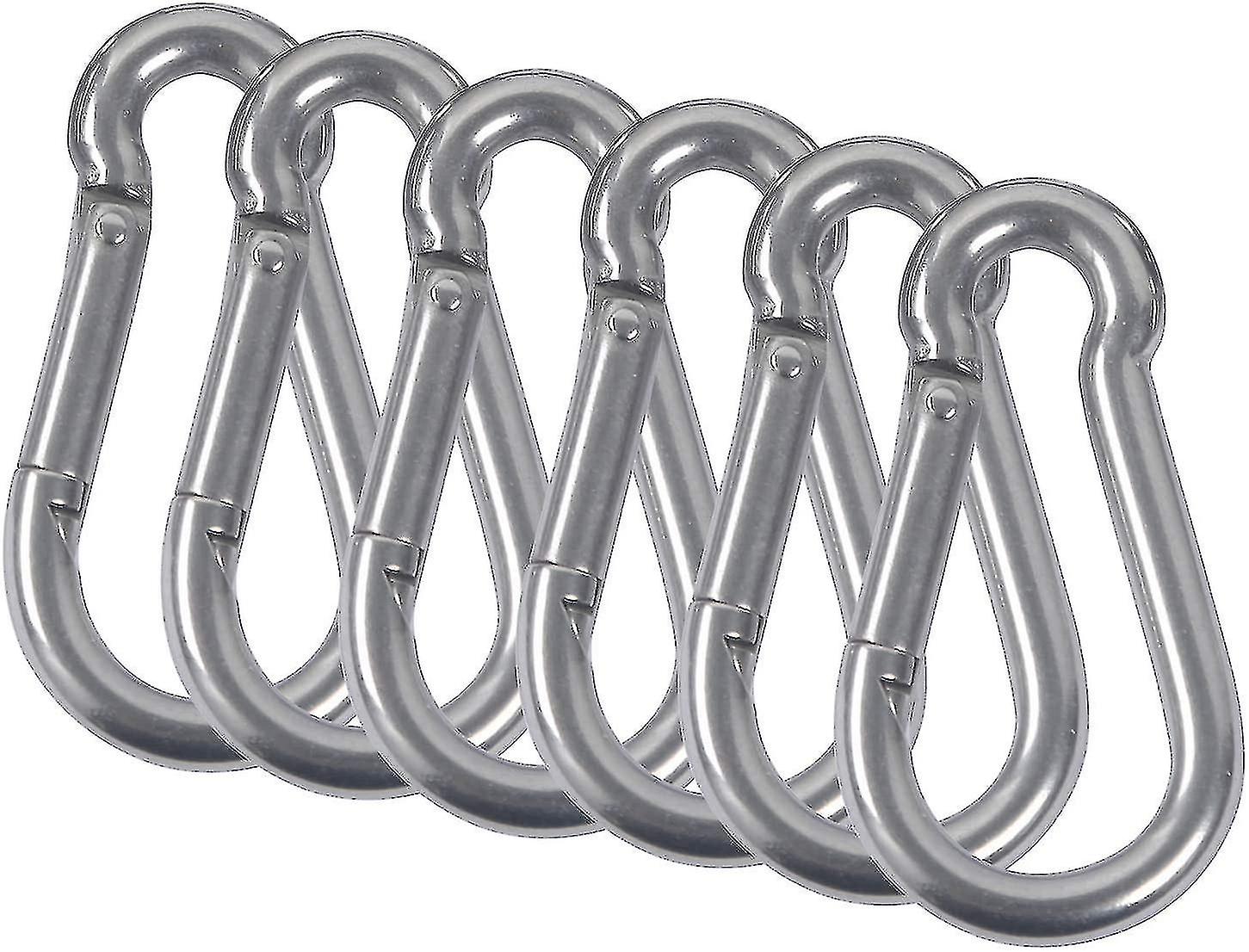 M5 Carabiner 304 Stainless Steel Spring Loaded Firefighter Carabiner