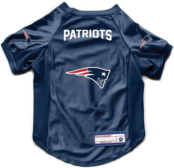 Littlearth NFL Stretch Dog and Cat Jersey， New England Patriots