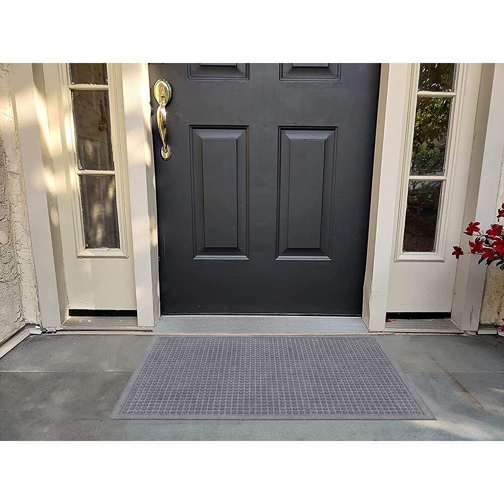 A1HC Heavy Duty Polypropylene Dirt Cleaning   Water Absorbing Doormat 24\