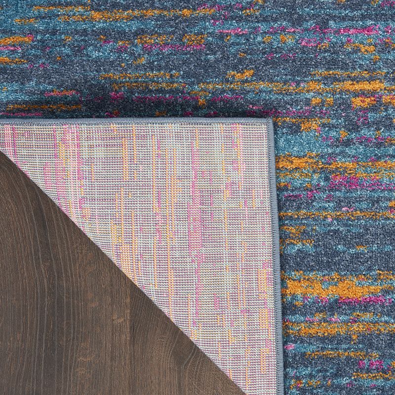 Nourison Passion Ojai Blue Multi Area Rug