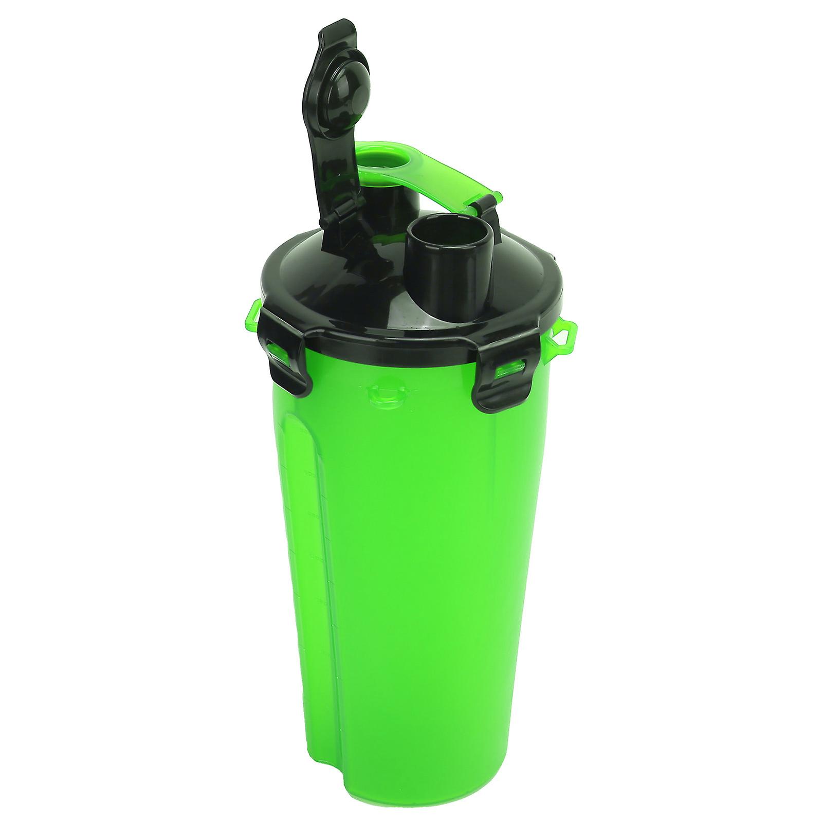 Pet Water Cup Portable Pet Travel Drinking Cup Lightweight Outdoors Drinking Feeder For Dogs Catsgreen