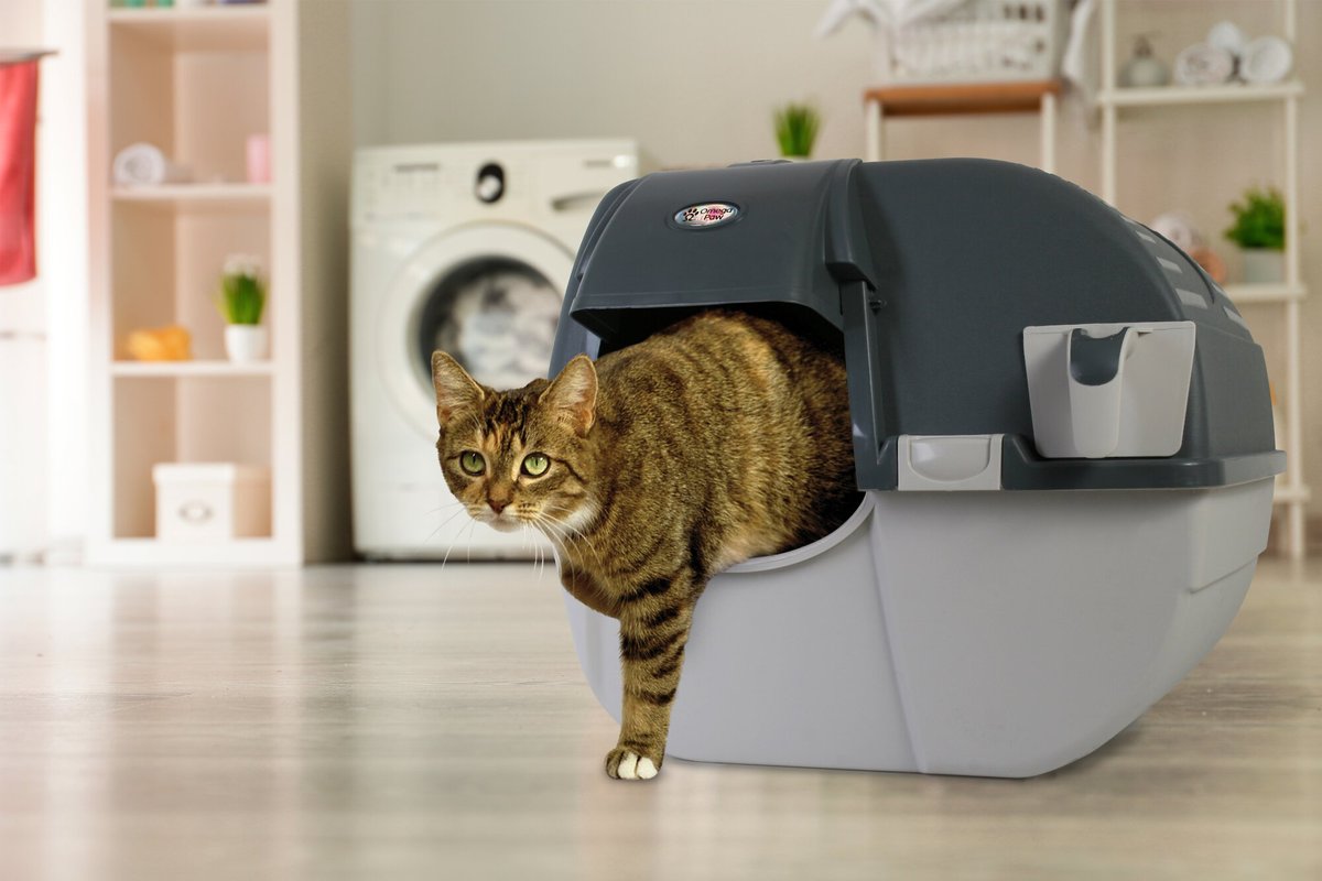 Omega Paw Easy Fill Roll 'n Clean Cat Litter Box