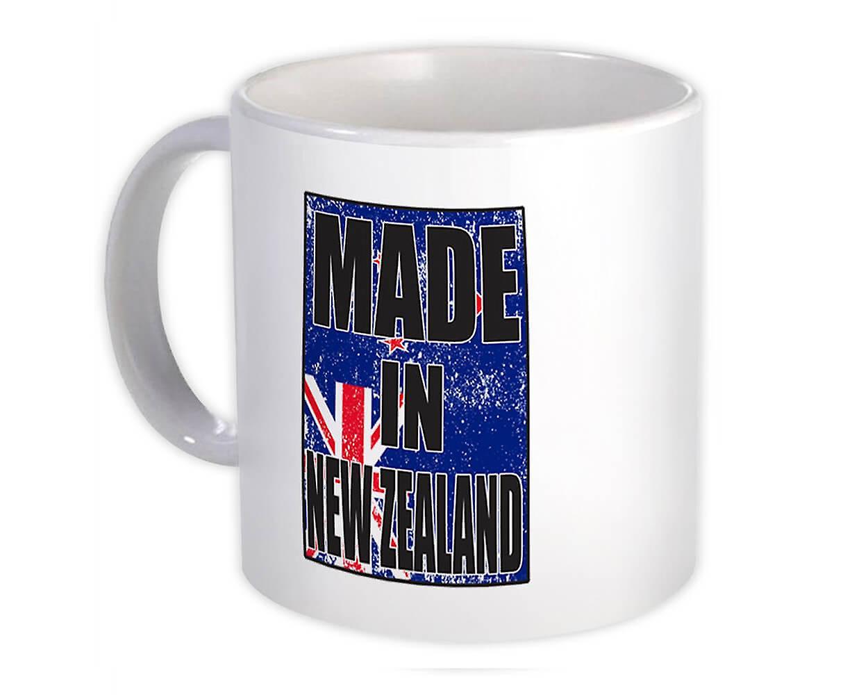 Gift Mug: Made In New Zealand Flag