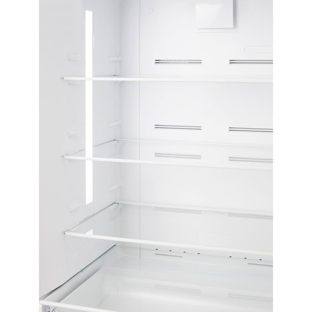 Summit Appliance 27.63 in. 12.6 cu. ft. Top Freezer Refrigerator in Stainless Steel Counter Depth FF1512SSIME