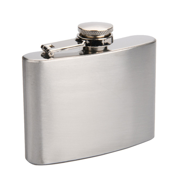 Aspire Blank 4 Ounce Hip Flask  3.75 W x 3.35 H