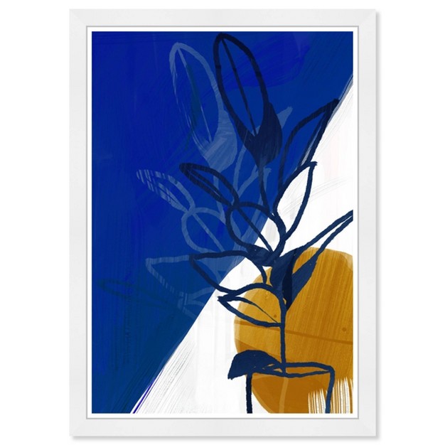 X 19 quot When The Sun Comes Abstract Framed Wall Art Blue Wynwood Studio