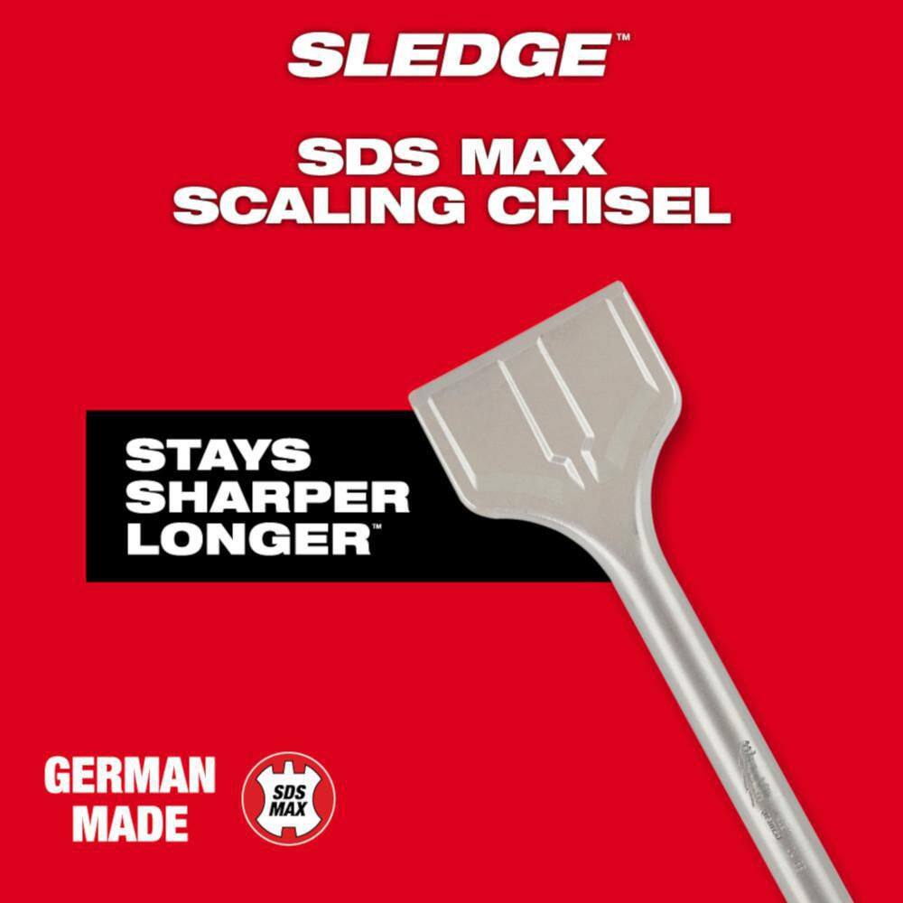 MW 3 in. x 12 in. SLEDGE SDS-MAX Scaling Chisel 48-62-4087