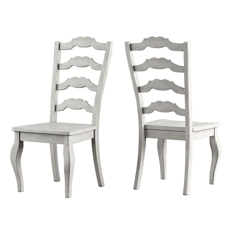 HomeVance Wood Ladderback Dining Chair 2-piece Set