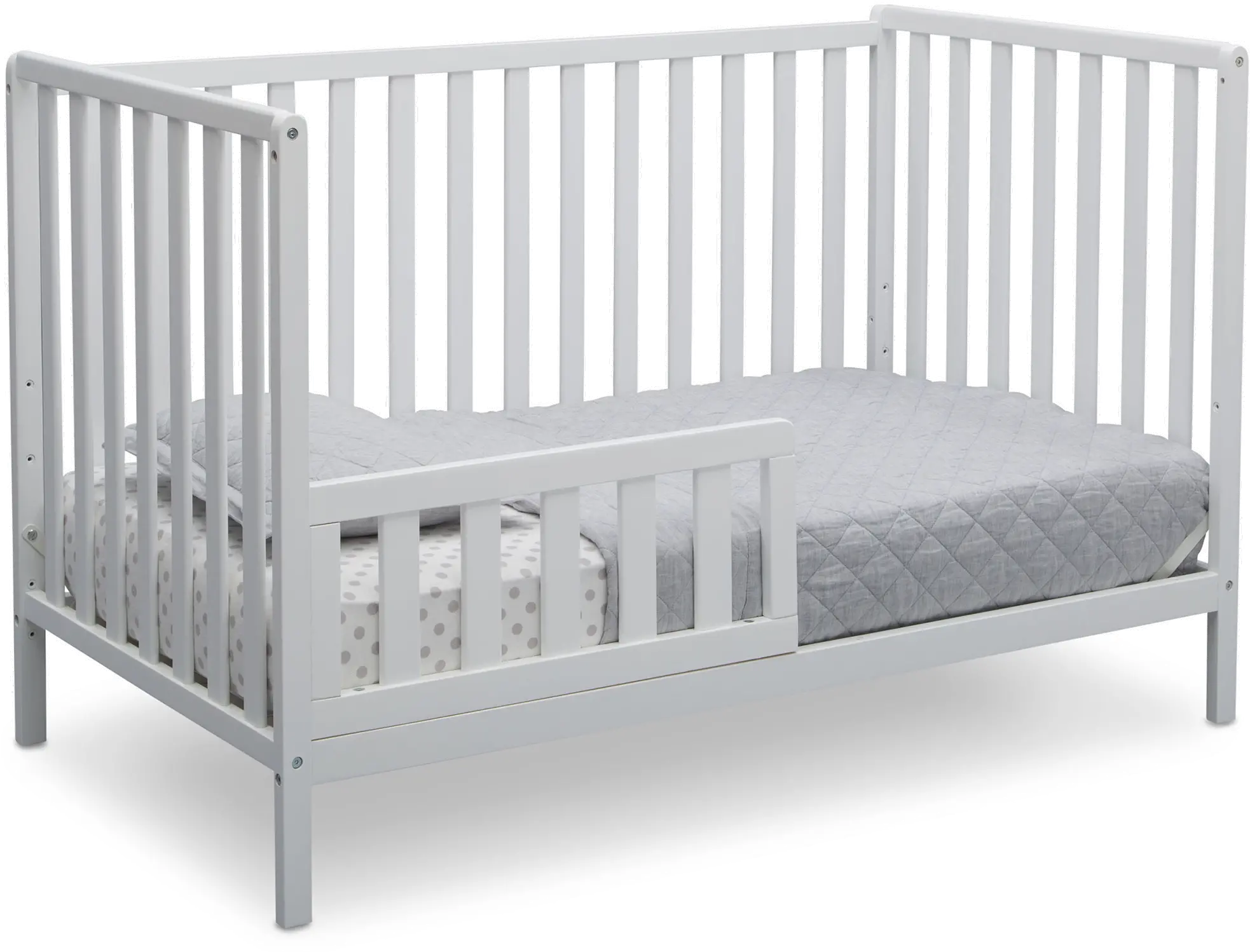 Heartland White 4-in-1 Convertible Crib