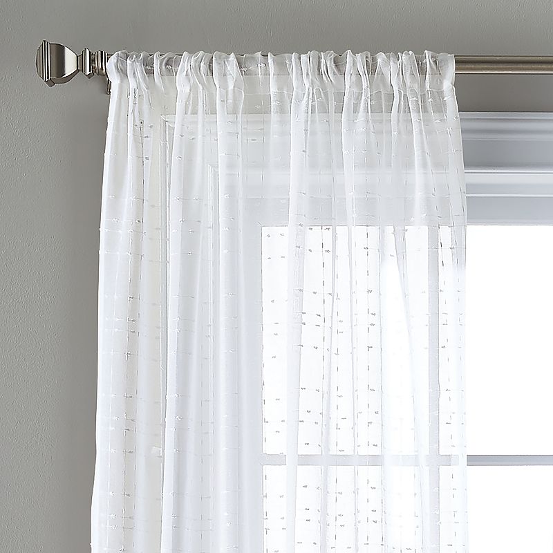 Manor Sheer Poletop Ivory Curtains